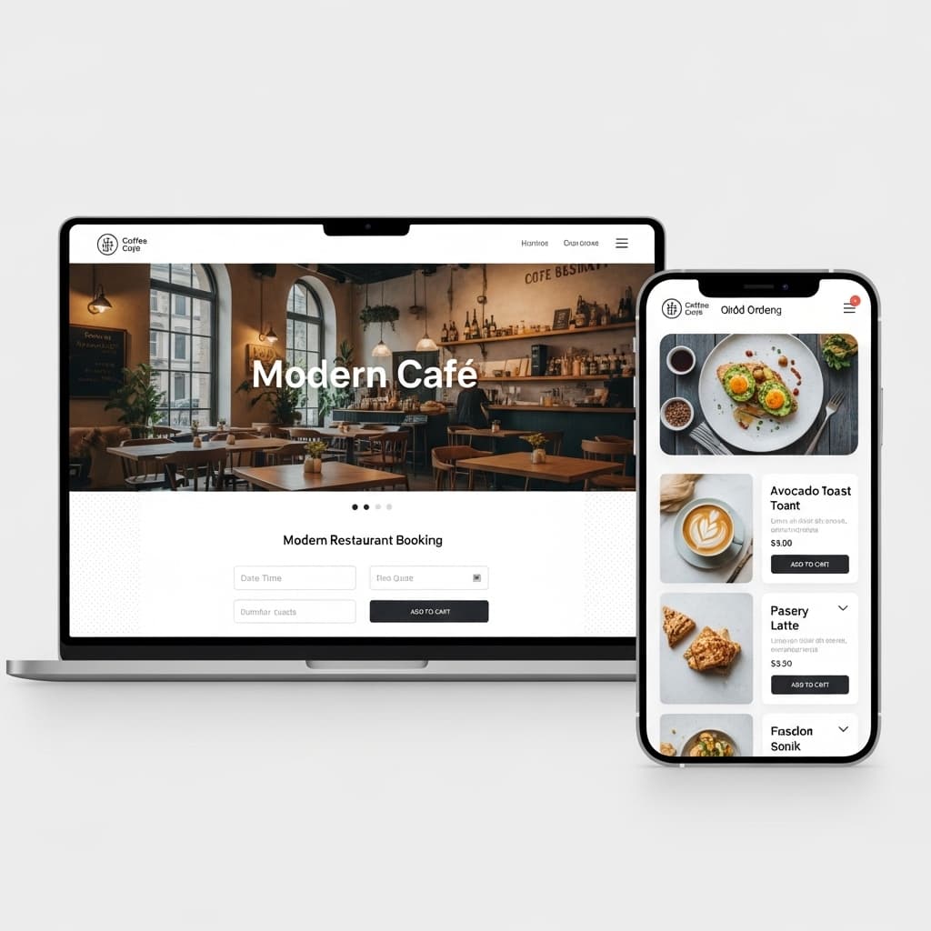 Cafe & Restaurant Website Development