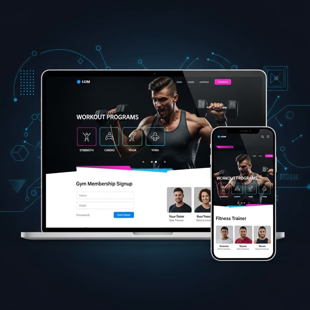 Gym & Fitness Website Development